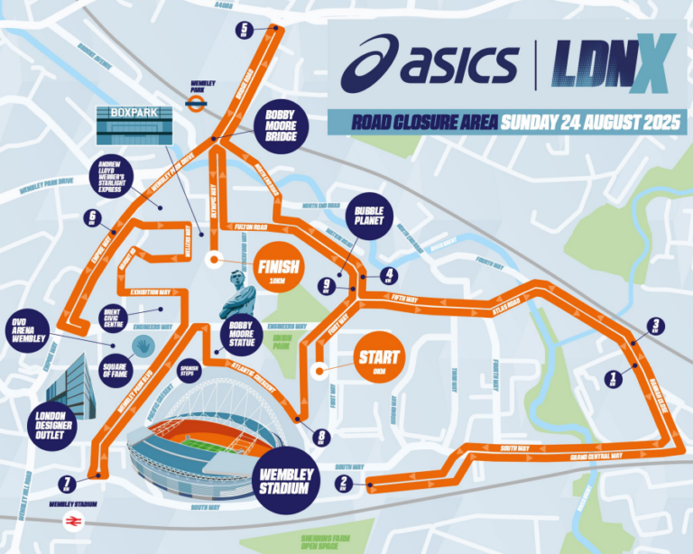London Marathon 2026 Road Closures Map